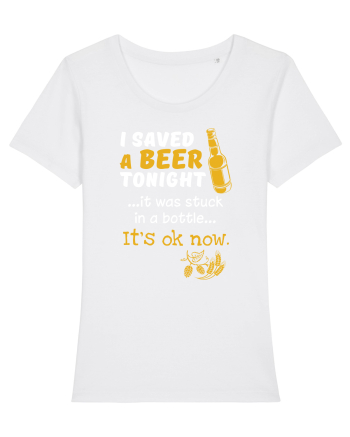 I saved a Beer White