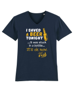 I saved a Beer Tricou mânecă scurtă guler V Bărbat Presenter