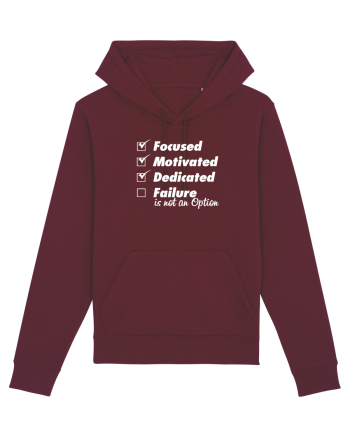 Failure is not an option Burgundy