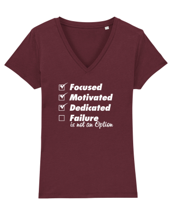 Failure is not an option Burgundy