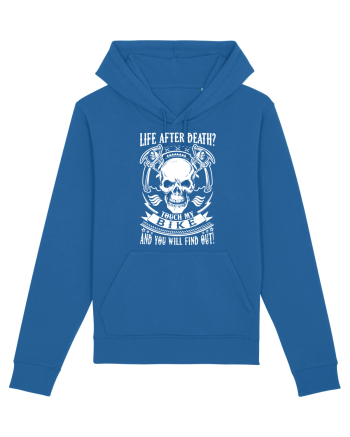 Never touch my bike Royal Blue