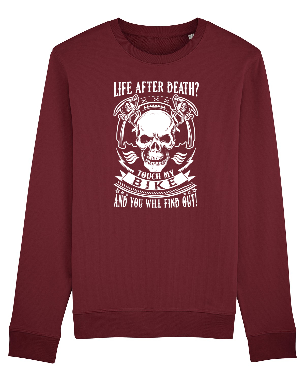 Bluză mânecă lungă Unisex Rise Burgundy