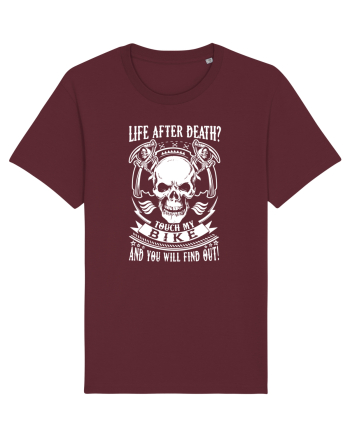 Never touch my bike Burgundy