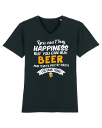 Beer Happiness Tricou mânecă scurtă guler V Bărbat Presenter