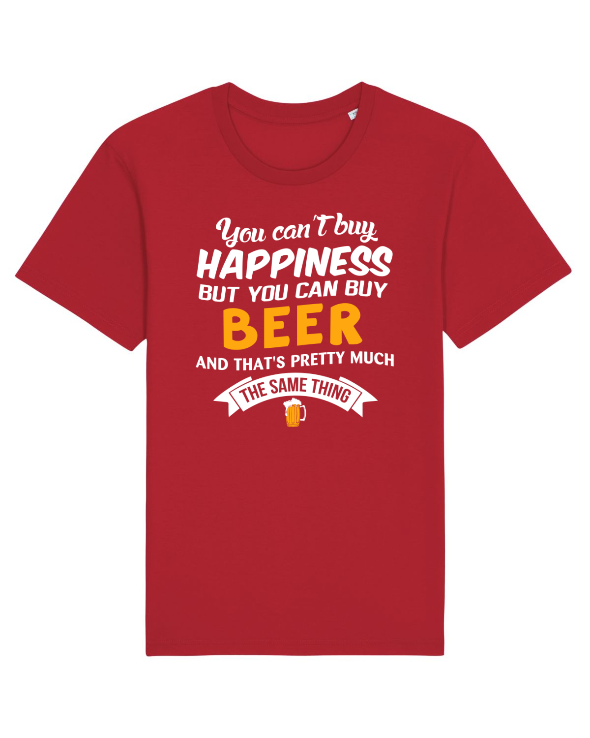 Tricou mânecă scurtă Unisex Rocker Red