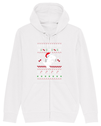 Funny Christmas T-rex White