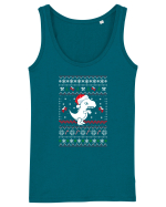 Funny Christmas T-rex Maiou Damă Dreamer