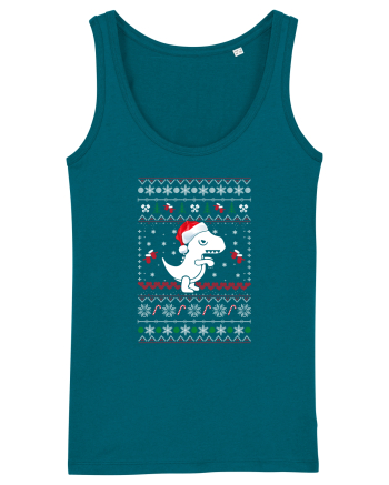 Funny Christmas T-rex Ocean Depth
