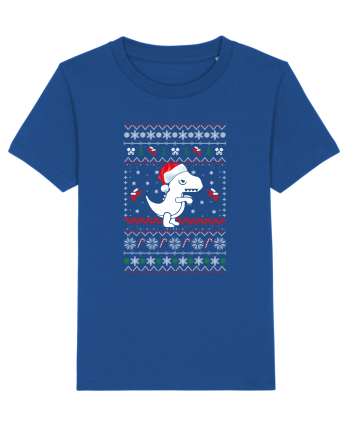 Funny Christmas T-rex Majorelle Blue