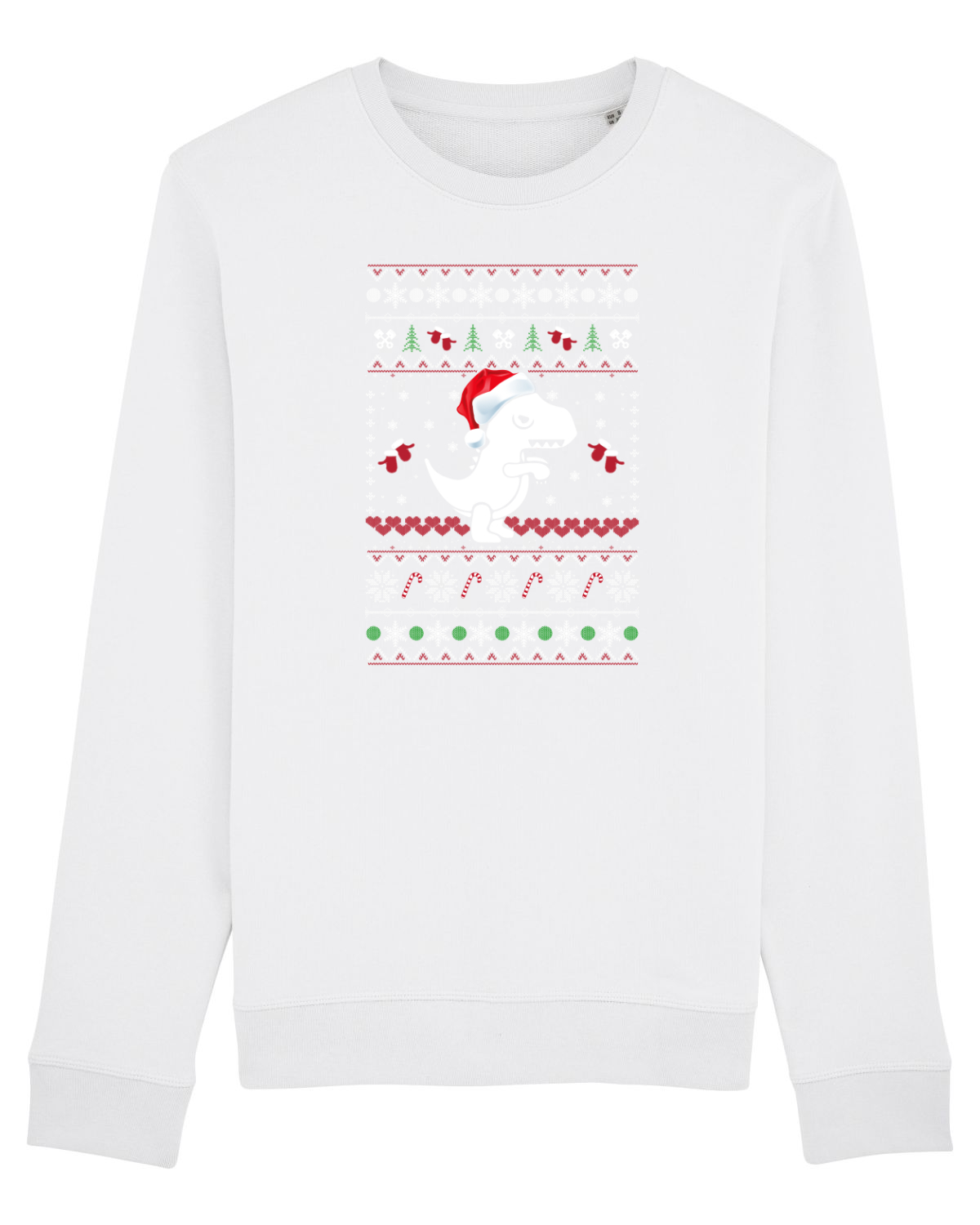 Bluză mânecă lungă Unisex Rise White