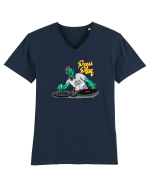 Dee Jay Press Play Tricou mânecă scurtă guler V Bărbat Presenter