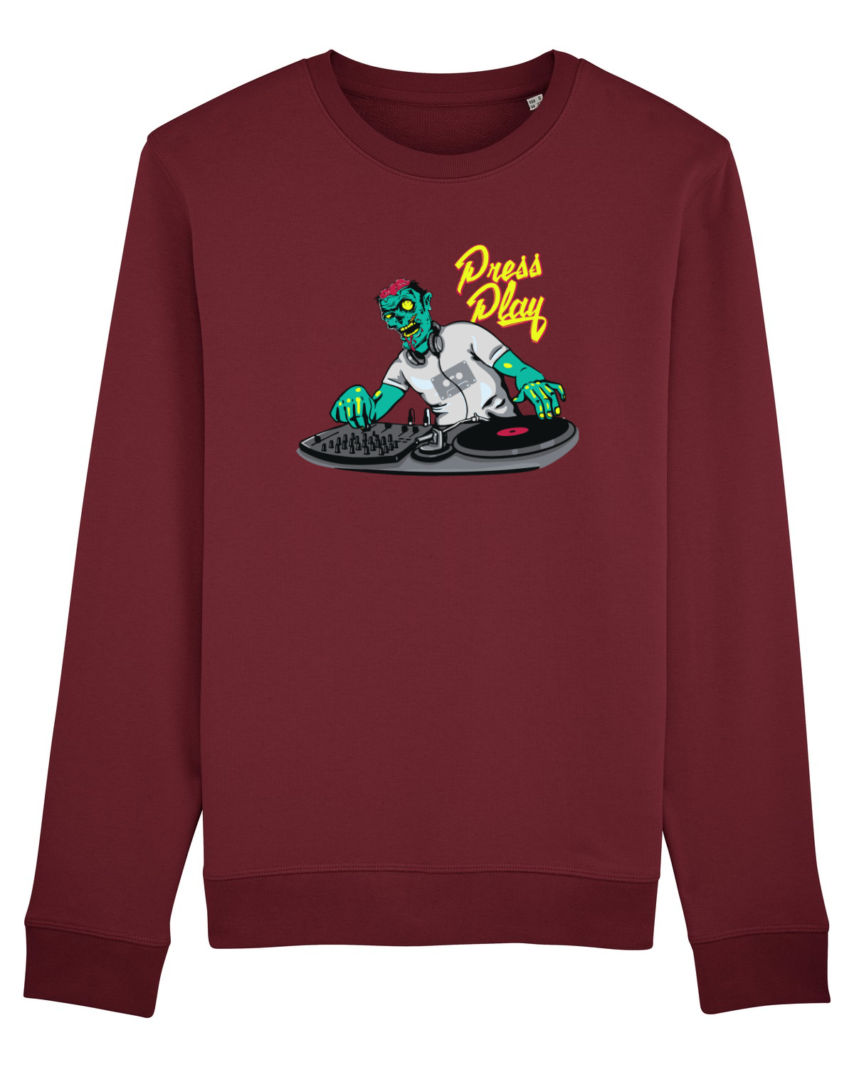 Bluză mânecă lungă Unisex Rise Burgundy