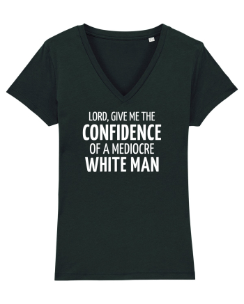 Confidence of a mediocre white man Black