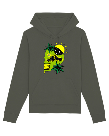 The king skull Full color Khaki