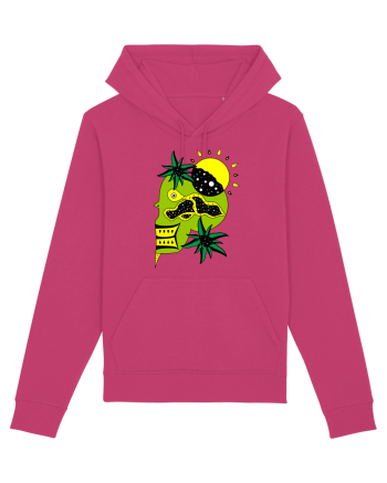 The king skull Full color Raspberry