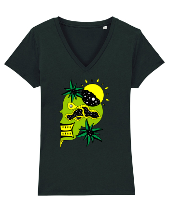 The king skull Full color Black