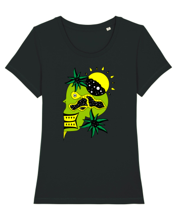 The king skull Full color Black