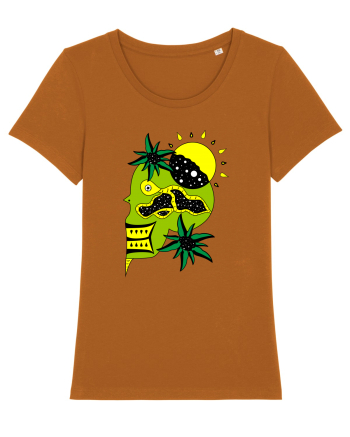 The king skull Full color Roasted Orange