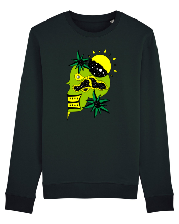 The king skull Full color Black