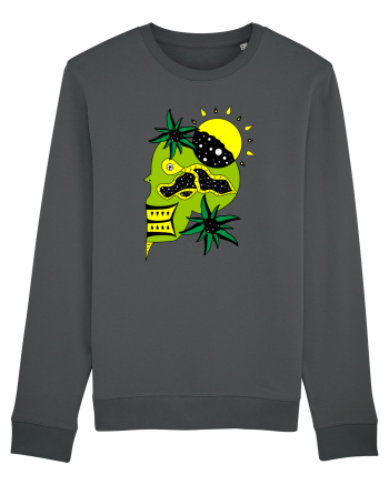 The king skull Full color Anthracite