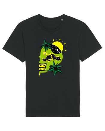 The king skull Full color Black