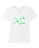 Ediție limitată. Valoare nelimitată  Tricou mânecă scurtă guler V Bărbat Presenter
