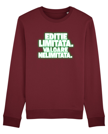 Ediție limitată. Valoare nelimitată  Burgundy