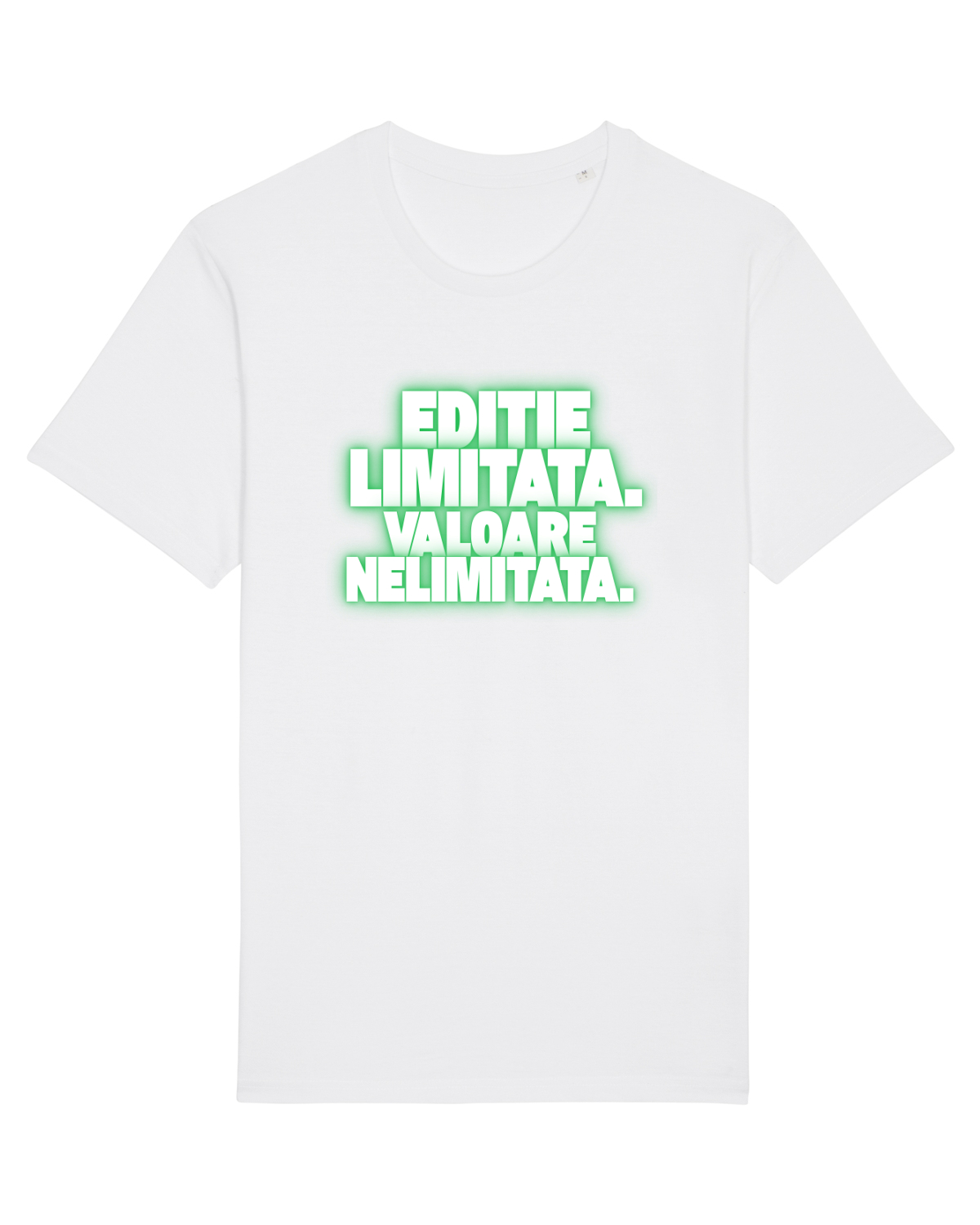 Tricou mânecă scurtă Unisex Rocker White