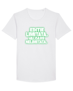 Ediție limitată. Valoare nelimitată  Tricou mânecă scurtă guler larg Bărbat Skater