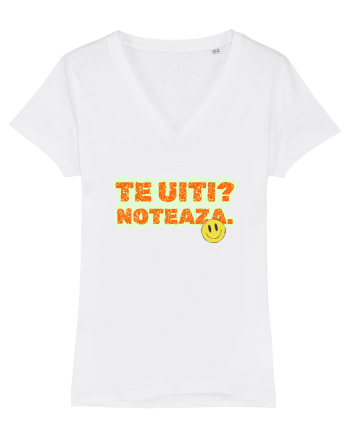 Te uiți? Notează  White