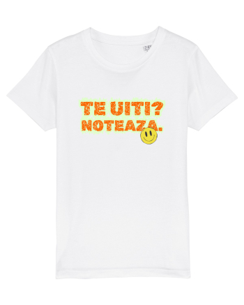 Te uiți? Notează  White