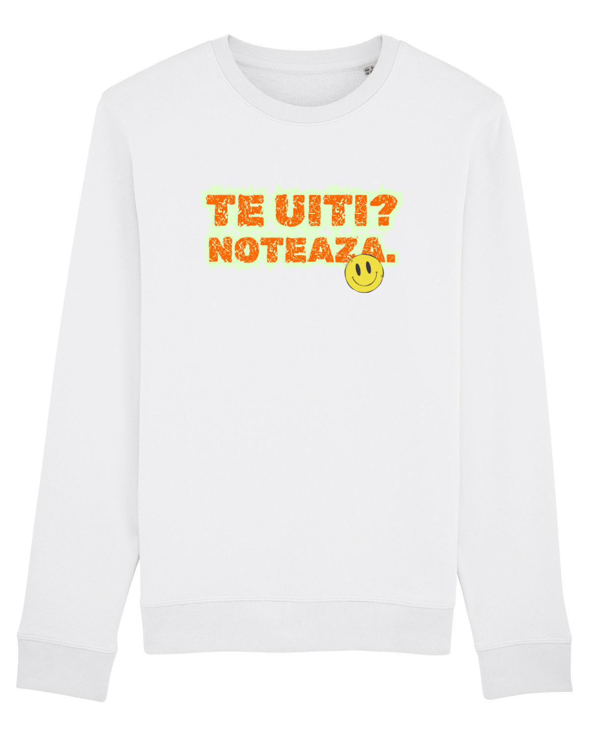Bluză mânecă lungă Unisex Rise White