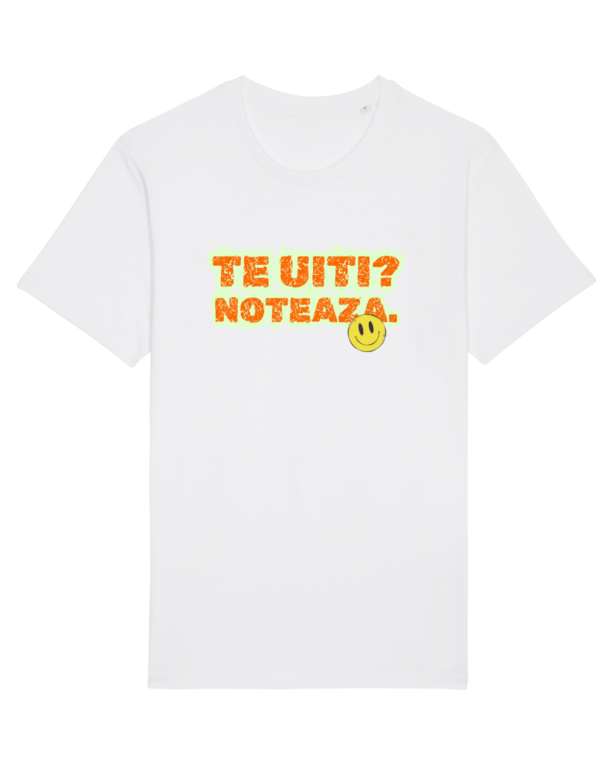 Tricou mânecă scurtă Unisex Rocker White