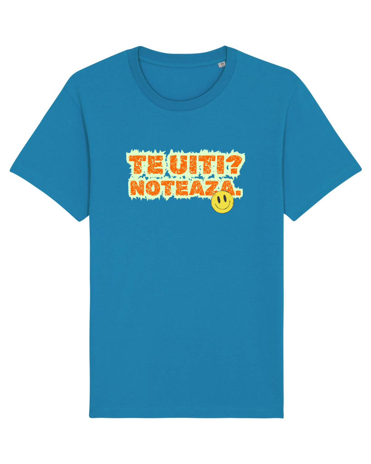Tricou mânecă scurtă Unisex Rocker Azur