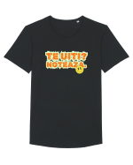 Te uiți? Notează  Tricou mânecă scurtă guler larg Bărbat Skater