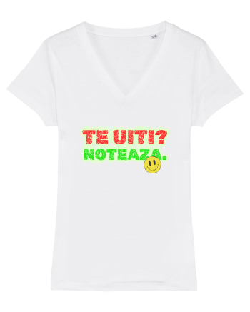 Te uiți? Notează  White