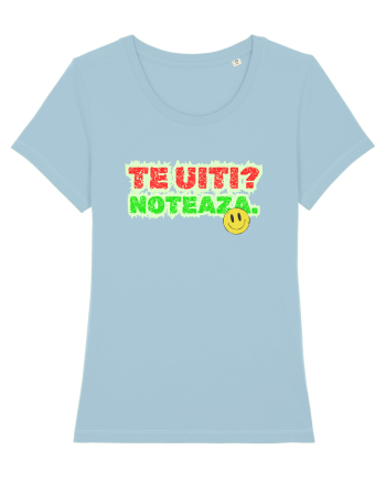 Te uiți? Notează  Sky Blue