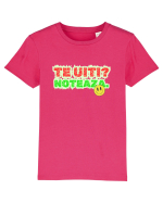Te uiți? Notează  Tricou mânecă scurtă  Copii Mini Creator