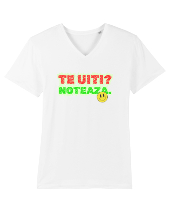 Te uiți? Notează  White