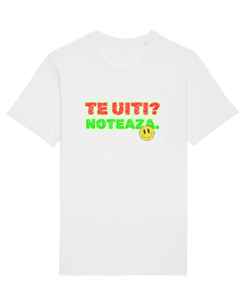 Te uiți? Notează  White