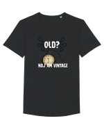 Old? No,I'm vitange  Tricou mânecă scurtă guler larg Bărbat Skater