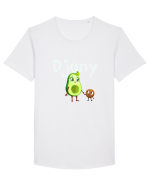 Djony Tricou mânecă scurtă guler larg Bărbat Skater