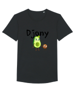 Djony Tricou mânecă scurtă guler larg Bărbat Skater