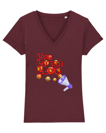 Live.Laugh.love Burgundy