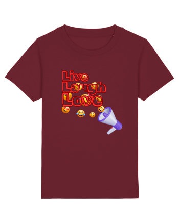 Live.Laugh.love Burgundy