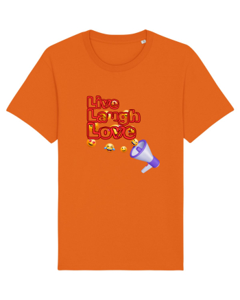 Live.Laugh.love Bright Orange