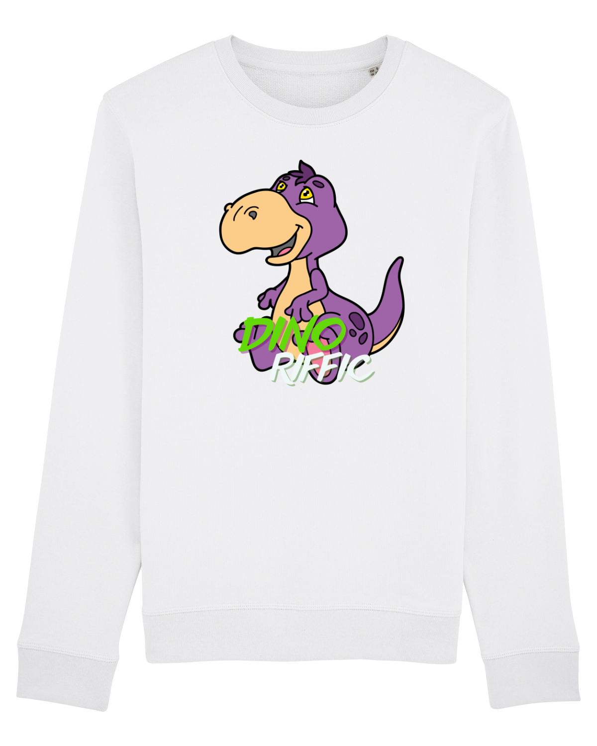 Bluză mânecă lungă Unisex Rise White
