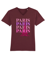 Paris Tricou mânecă scurtă guler V Bărbat Presenter