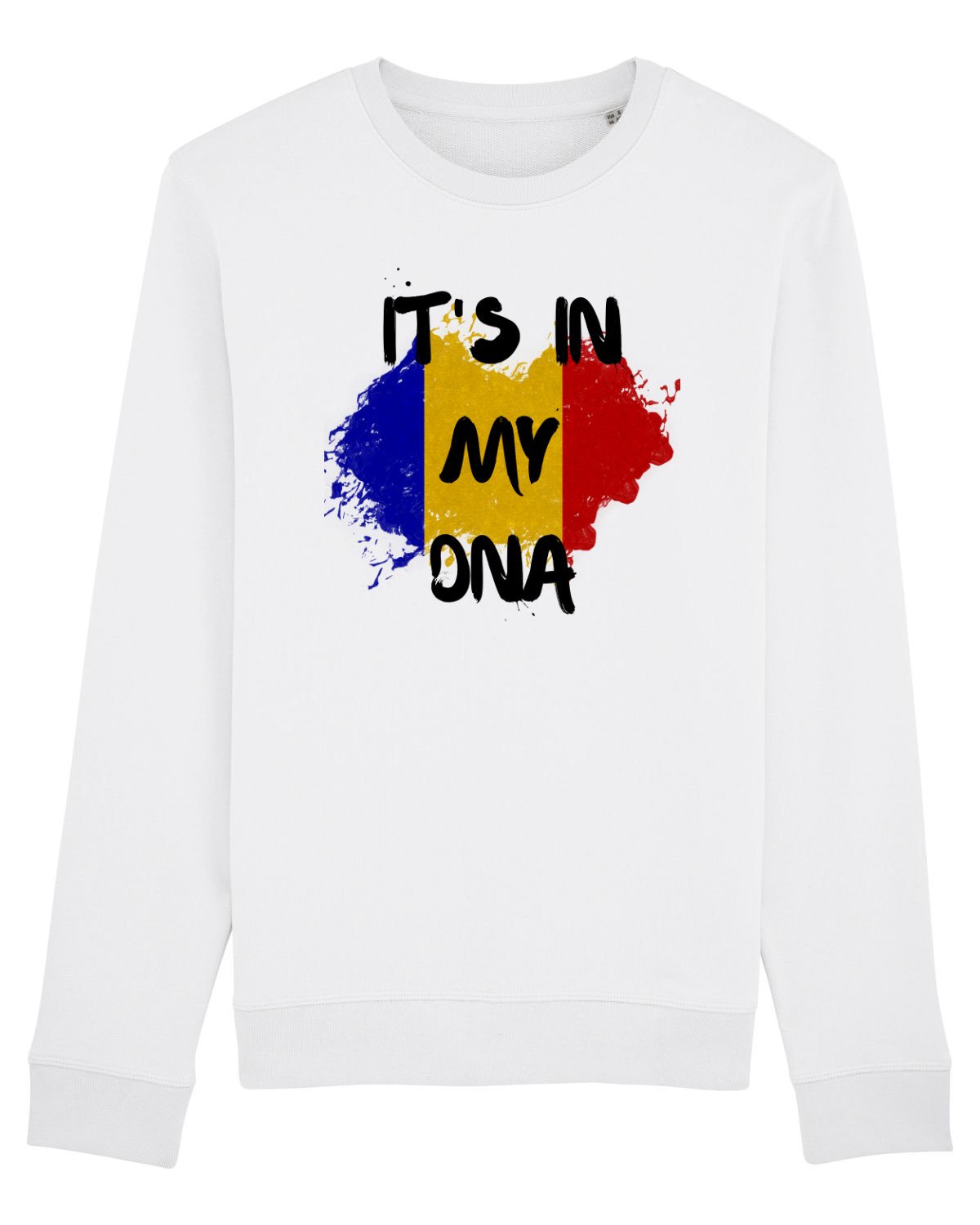 Bluză mânecă lungă Unisex Rise White