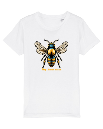 ALBINA 4 - KEEP CALM AND BUZZ ON White